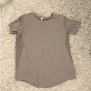 Lululemon tan shirt
